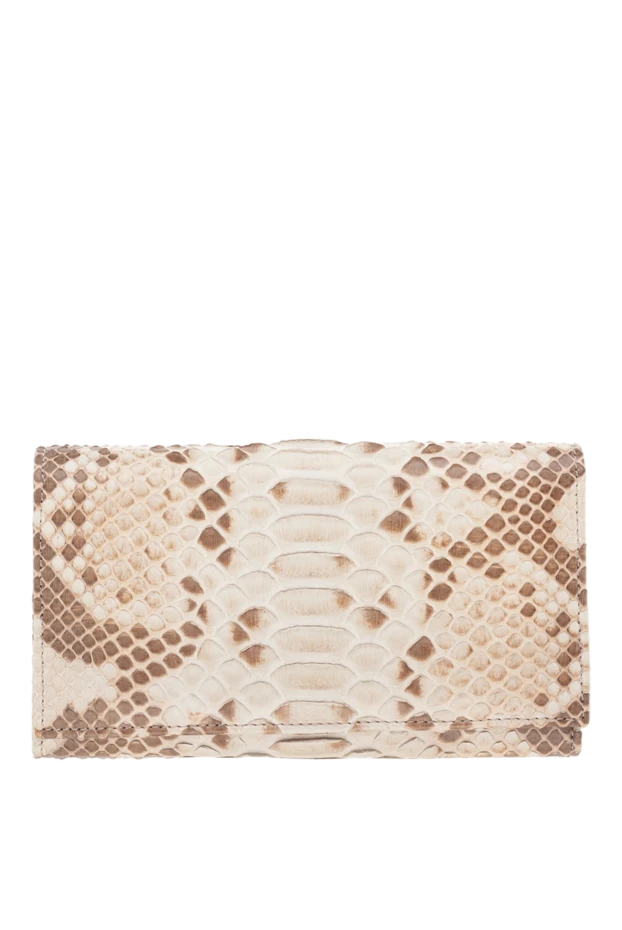 Cesare di Napoli woman beige leather wallet for women купить с ценами и фото 143099 - photo 1