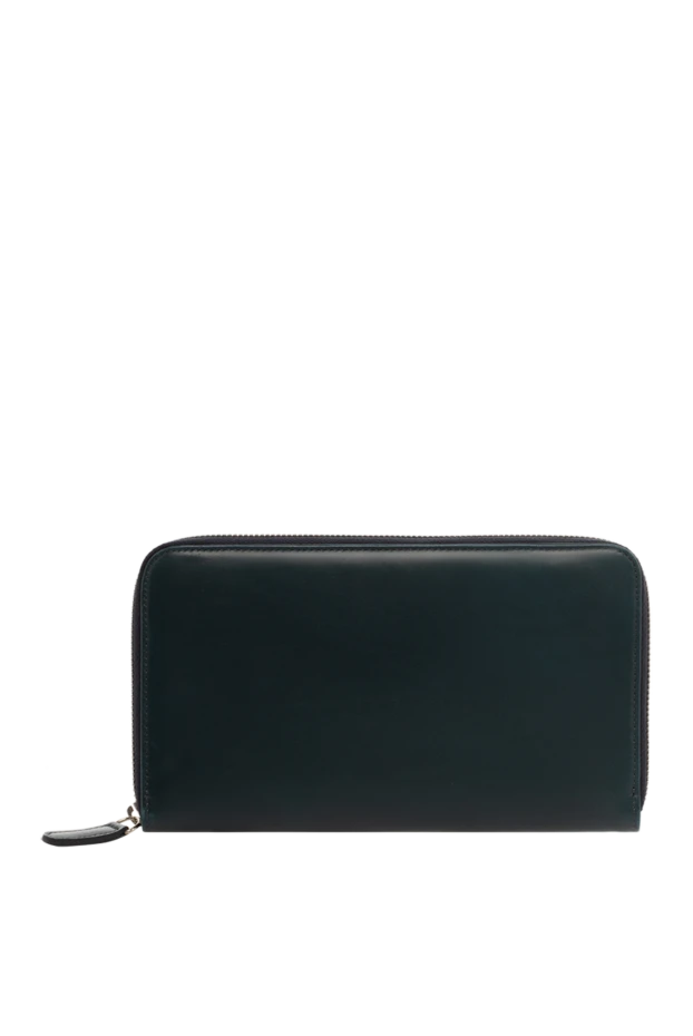 Cesare di Napoli man black men's clutch bag made of genuine leather купить с ценами и фото 143114 - photo 1