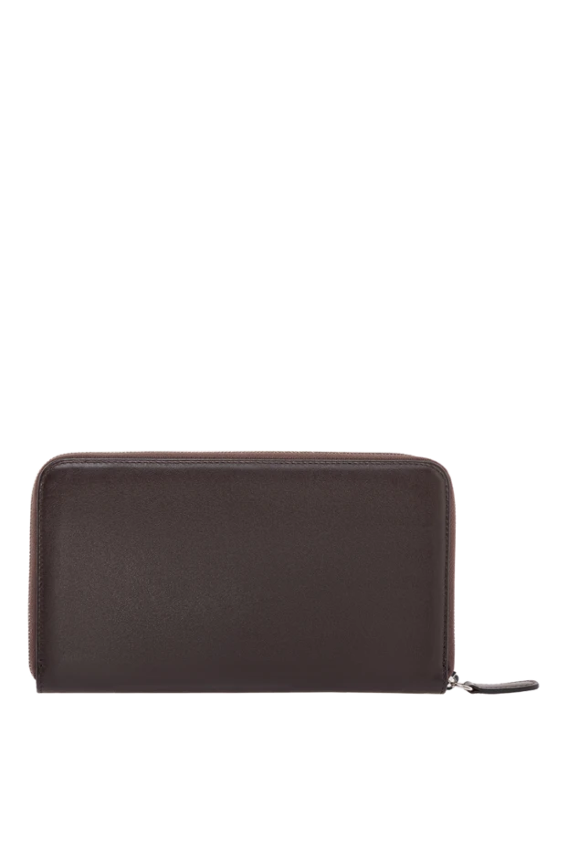 Cesare di Napoli man men's clutch bag made of genuine leather brown купить с ценами и фото 143115 - photo 1