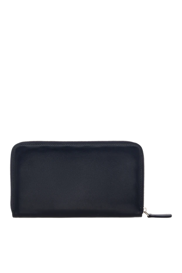 Cesare di Napoli man men's clutch bag made of genuine leather blue купить с ценами и фото 143116 - photo 1