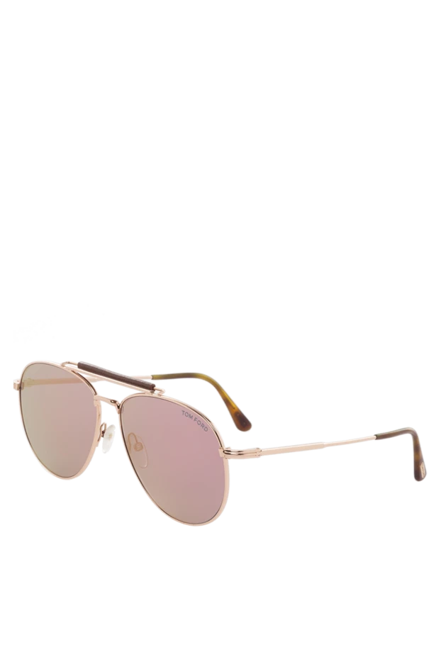 Tom Ford солнцезащитные очки авиаторы с зеркальным розовым эффектом
 143147 - фото 3