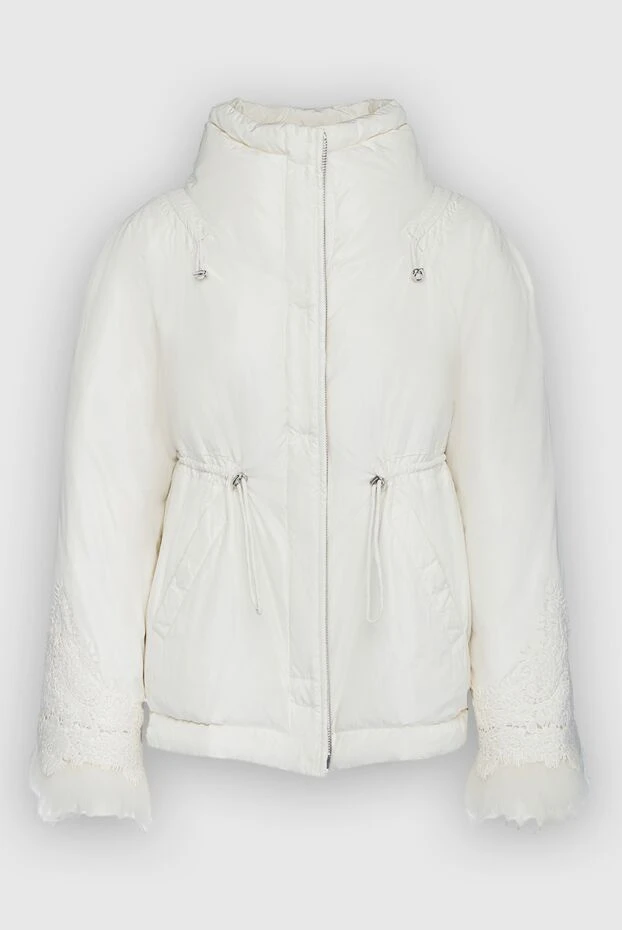 Ermanno Scervino woman white polyester down jacket for women купить с ценами и фото 143325 - photo 1