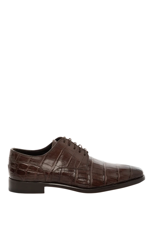 Dami man brown crocodile leather men's shoes купить с ценами и фото 143334 - photo 1