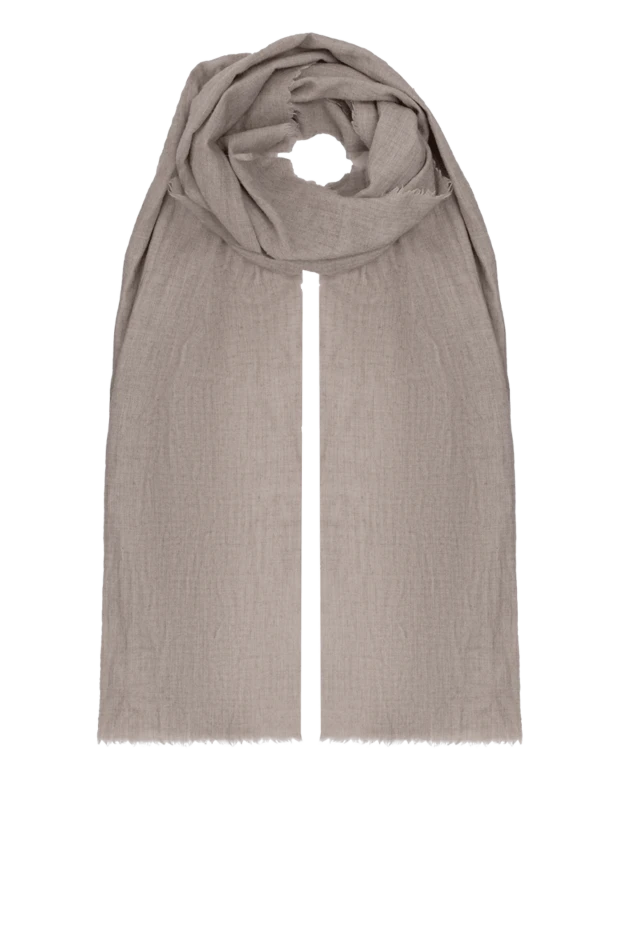 Corneliani man beige cashmere scarf for men купить с ценами и фото 143335 - photo 1