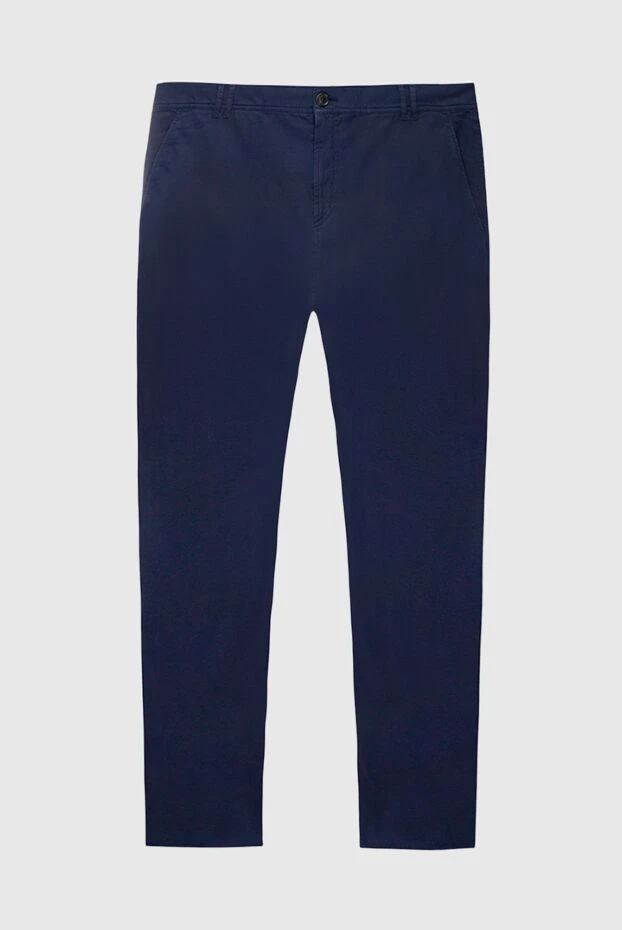 Brunello Cucinelli man blue cotton trousers for men 143388 - photo 1