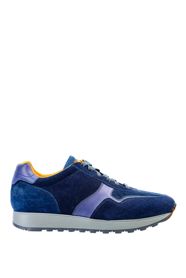 Magnanni man blue suede sneakers for men купить с ценами и фото 143413 - photo 1