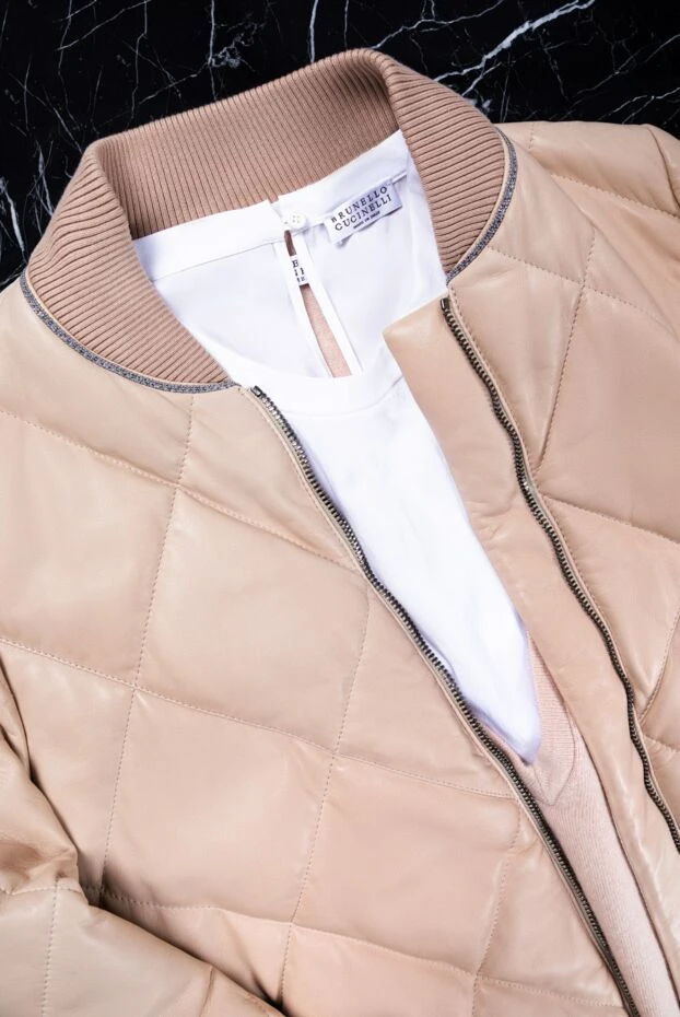 Brunello Cucinelli top made of cotton and elastane white for women 143444 - photo 2