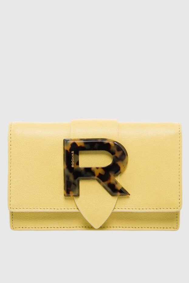 Rochas woman yellow leather bag for women купить с ценами и фото 143542 - photo 1