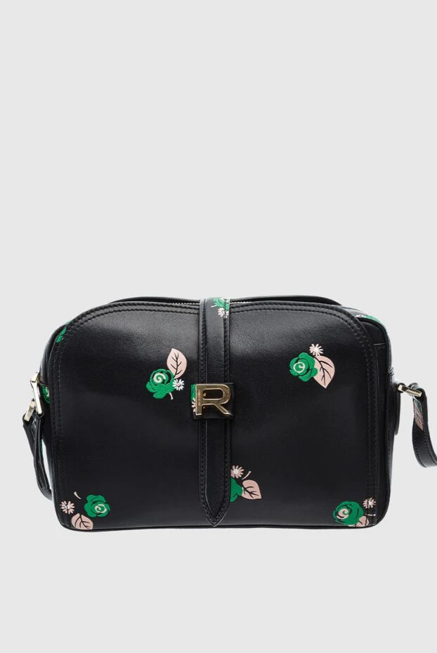 Rochas woman black leather bag for women купить с ценами и фото 143544 - photo 1