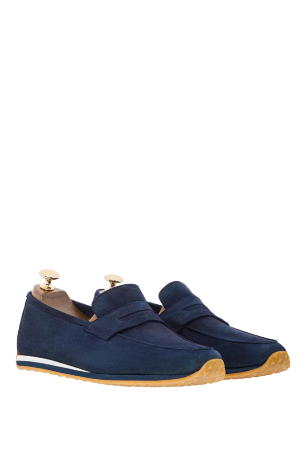 Andrea Ventura muted green suede drivers for men 143604 - photo 3