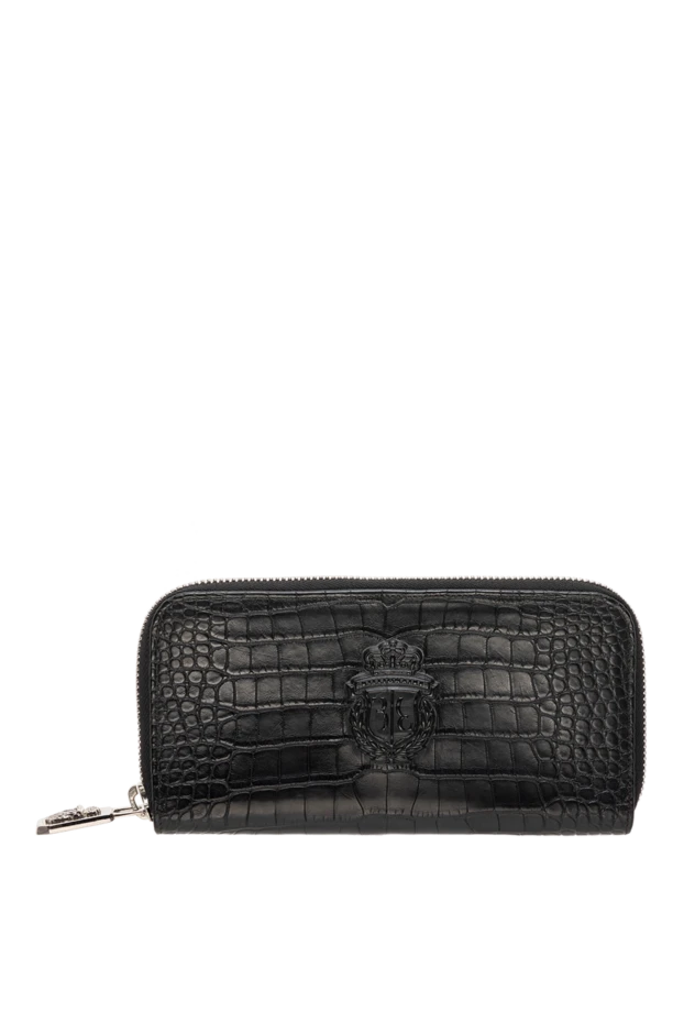 Billionaire man black men's crocodile leather clutch купить с ценами и фото 143647 - photo 1