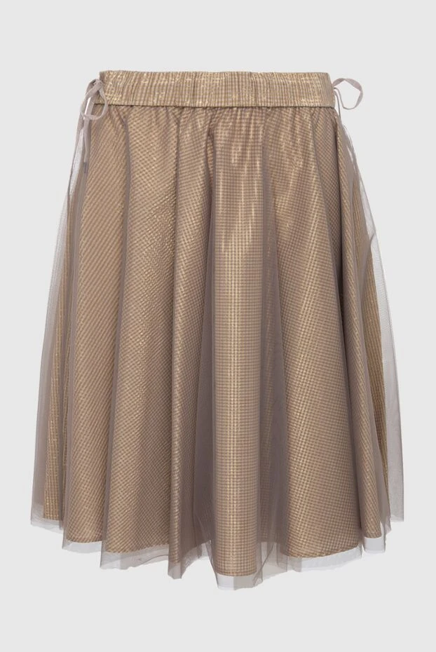 Peserico woman brown skirt for women купить с ценами и фото 143886 - photo 1