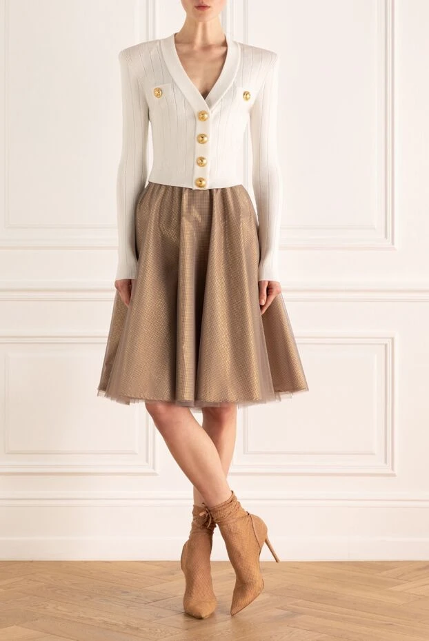 Peserico woman brown skirt for women купить с ценами и фото 143886 - photo 2