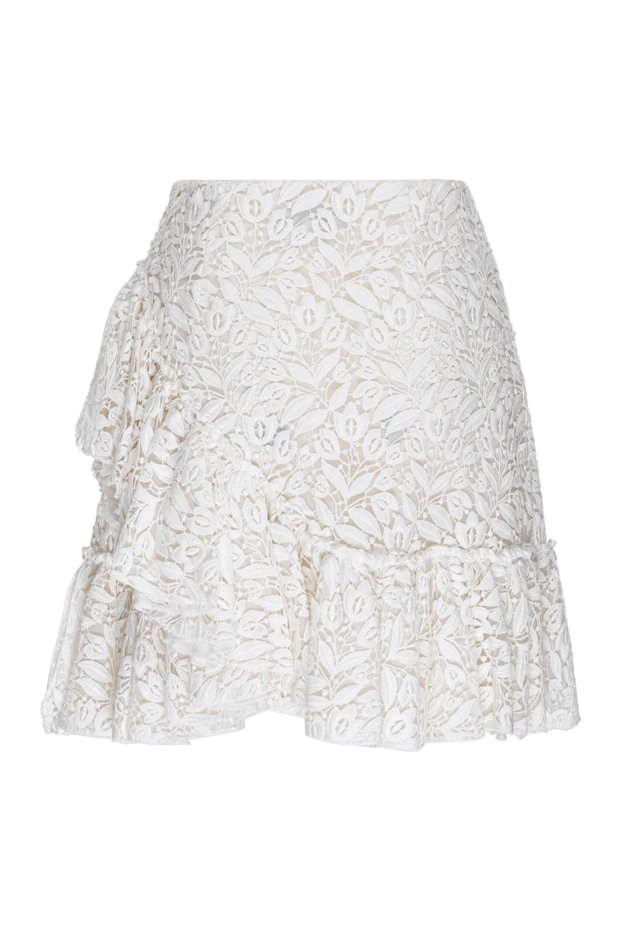 Giambattista Valli woman white cotton and polyester skirt for women купить с ценами и фото 144012 - photo 1