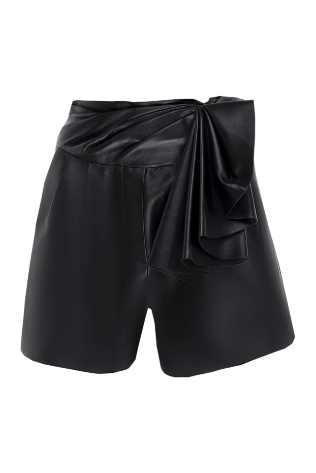 Alexandre Vauthier woman black leather shorts for women купить с ценами и фото 144045 - photo 1