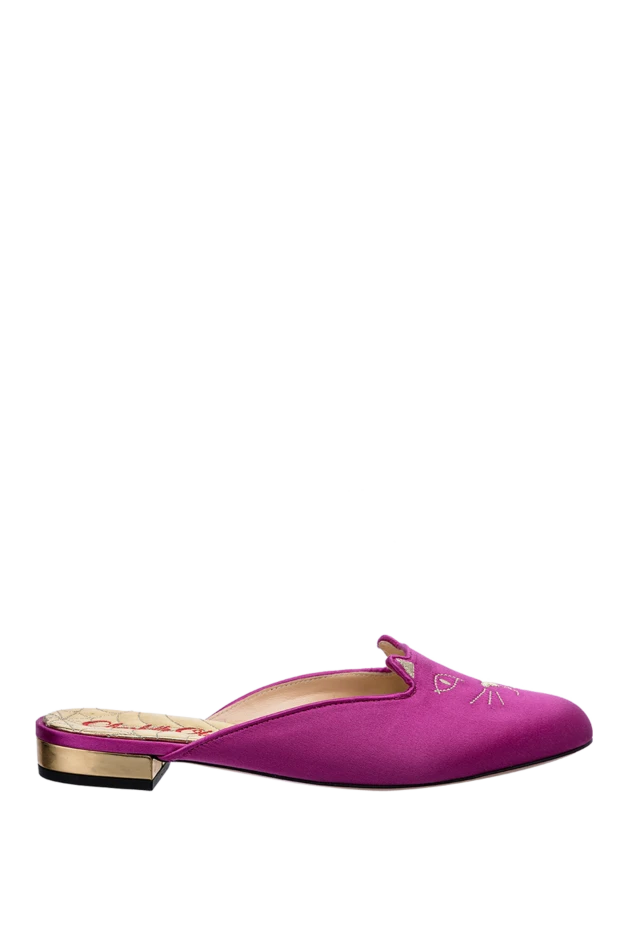 Charlotte Olympia woman pink mules for women купить с ценами и фото 144075 - photo 1