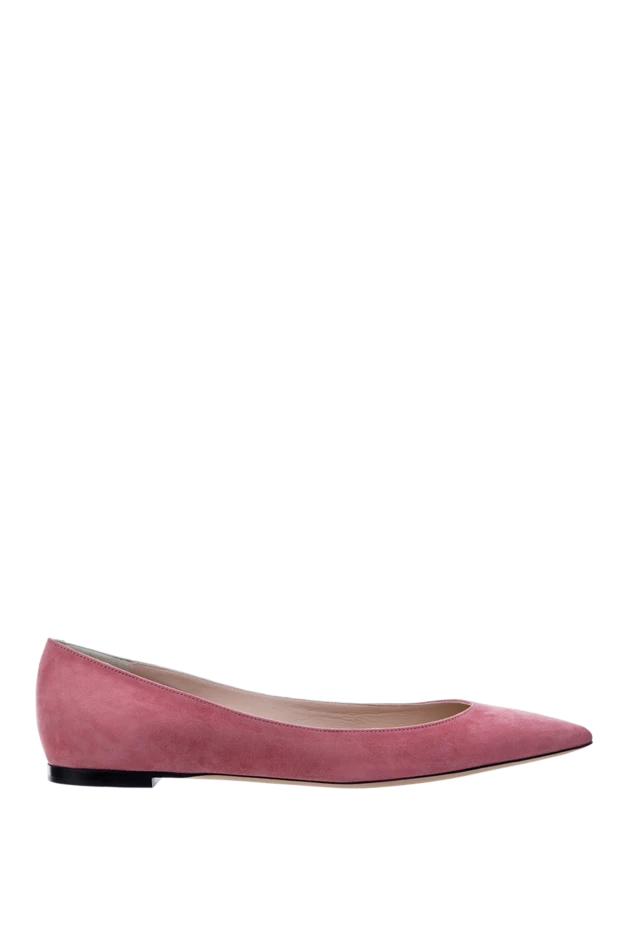 Nina Ricci woman pink suede shoes for women купить с ценами и фото 144076 - photo 1