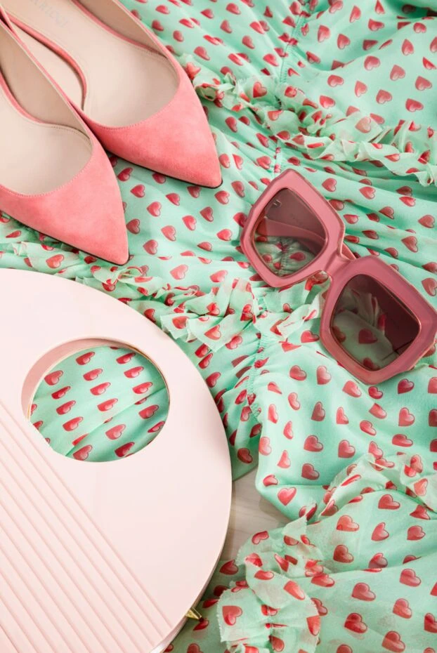 Nina Ricci классикалық қызғылт замштан жасалған әйелдердің туфлилері 144076 - фото 3