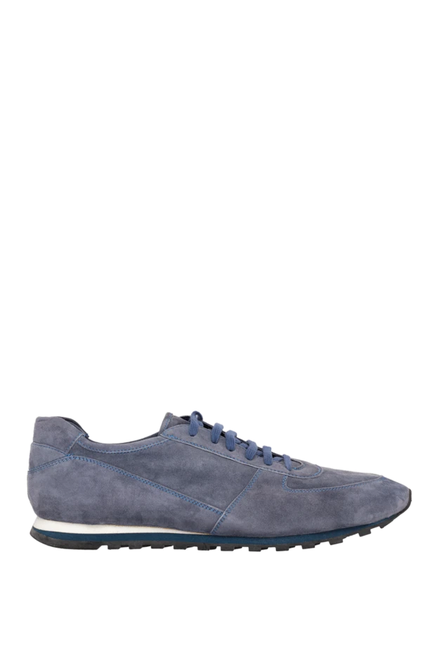 Andrea Ventura man blue suede sneakers for men купить с ценами и фото 144101 - photo 1