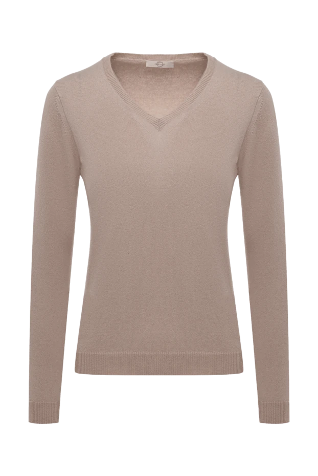 Casheart woman beige cashmere jumper for women купить с ценами и фото 144123 - photo 1