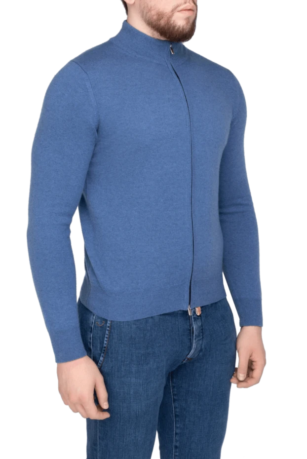 Casheart man cardigan for men from cashmere blue 144131 - photo 3