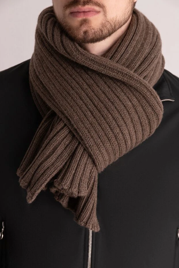 Casheart man brown cashmere scarf for men купить с ценами и фото 144161 - photo 2