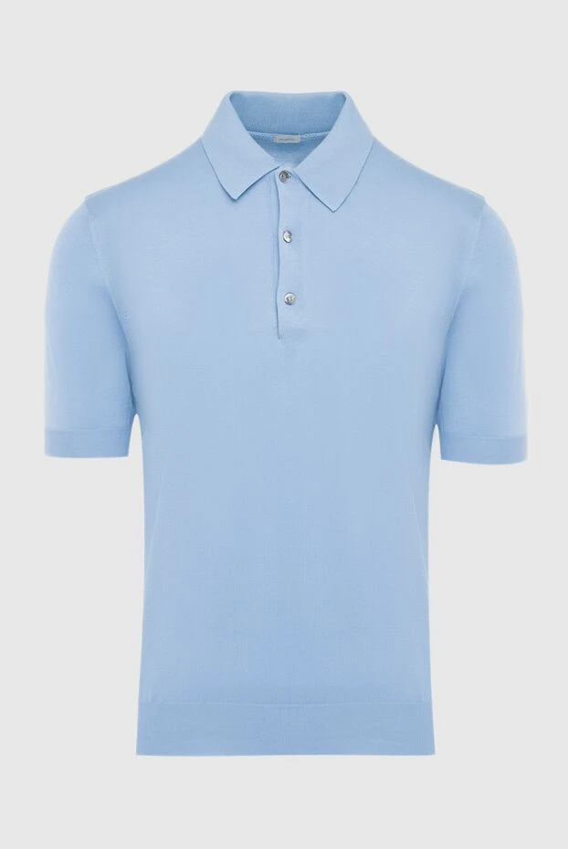 Malo man blue cotton polo for men купить с ценами и фото 144185 - photo 1