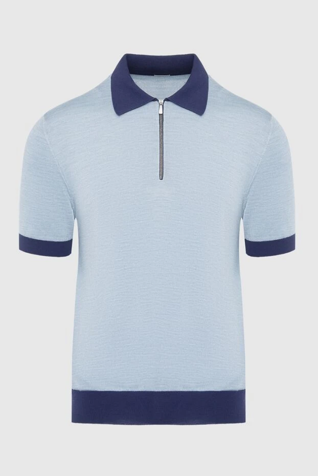 Malo man blue cotton polo for men купить с ценами и фото 144188 - photo 1