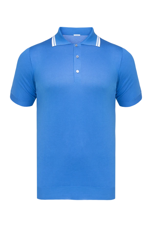 Malo man blue cotton polo for men купить с ценами и фото 144193 - photo 1