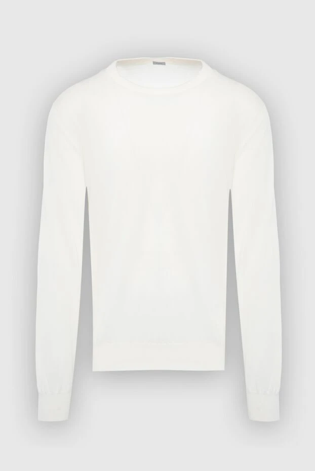 Malo man white cotton jumper for men купить с ценами и фото 144198 - photo 1