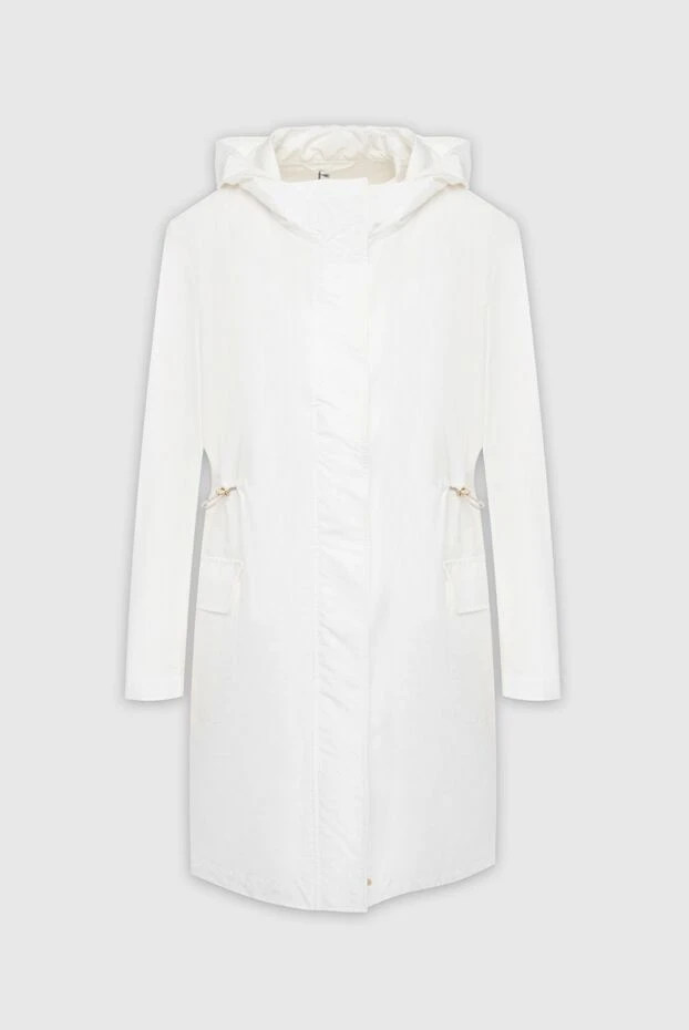 Malo woman women's white polyester and polyamide raincoat купить с ценами и фото 144208 - photo 1