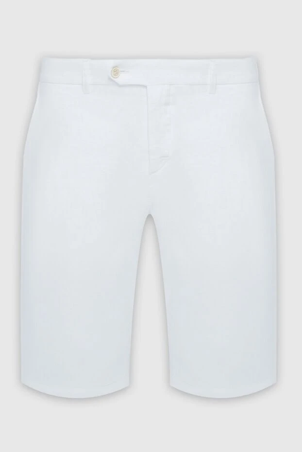 Malo man white linen shorts for men купить с ценами и фото 144209 - photo 1