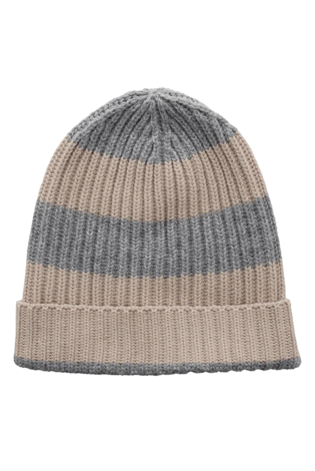 Malo man beige cashmere hat for men купить с ценами и фото 144216 - photo 1