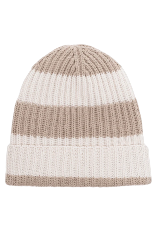 Malo man beige cashmere hat for men купить с ценами и фото 144217 - photo 1