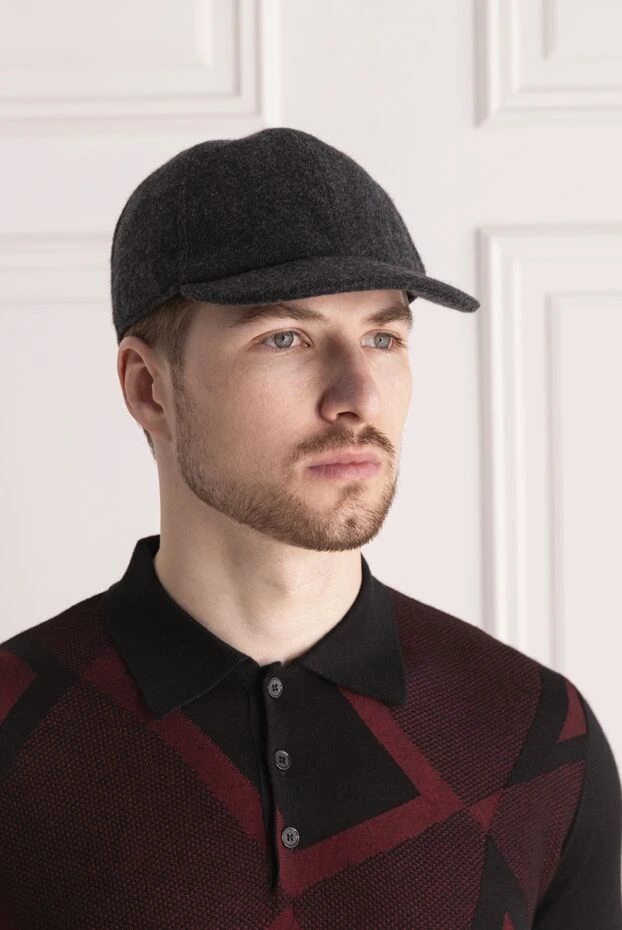 Malo man gray cashmere cap for men купить с ценами и фото 144220 - photo 2