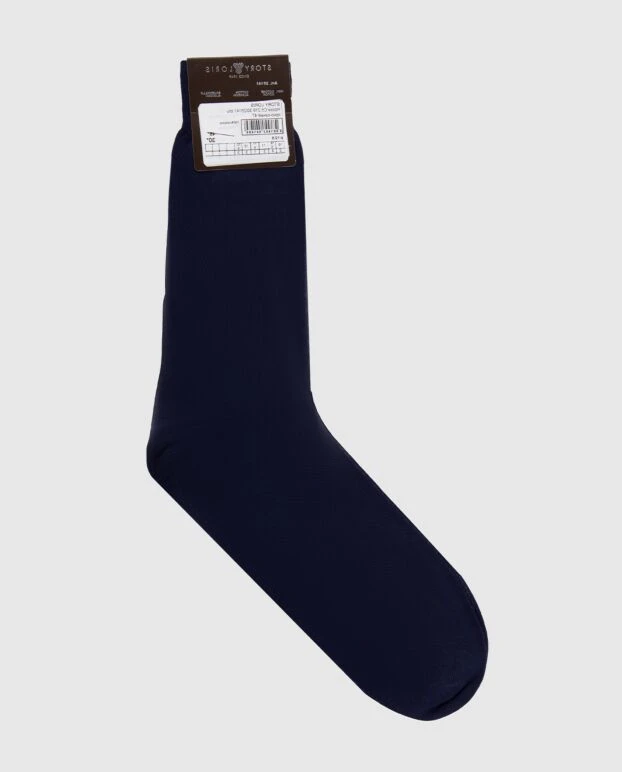 Story Loris man men's blue cotton socks купить с ценами и фото 144254 - photo 2