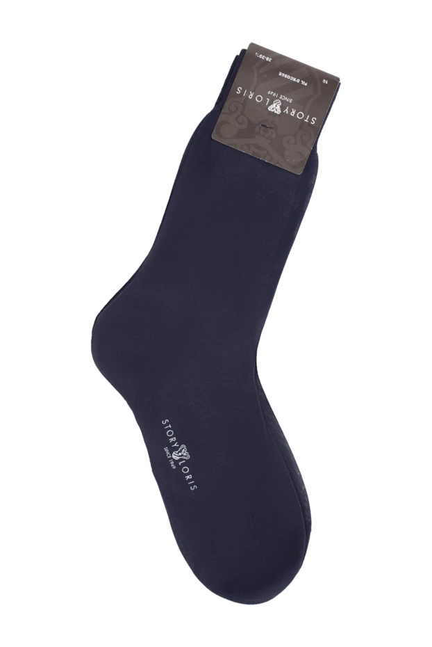 Story Loris man men's blue cotton socks купить с ценами и фото 144255 - photo 1