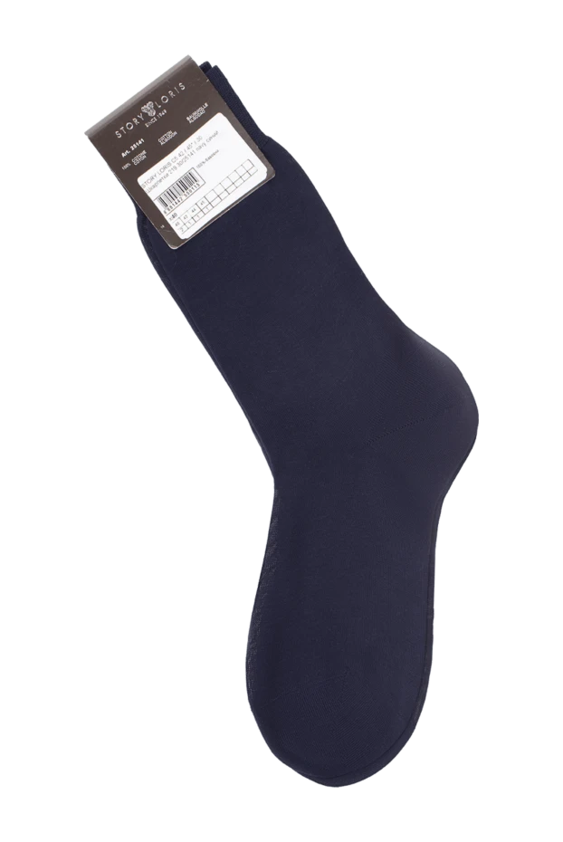 Story Loris man men's blue cotton socks купить с ценами и фото 144255 - photo 2