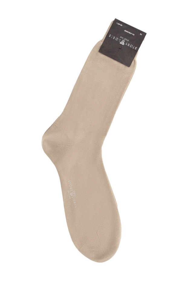 Story Loris man men's beige cotton socks купить с ценами и фото 144256 - photo 1