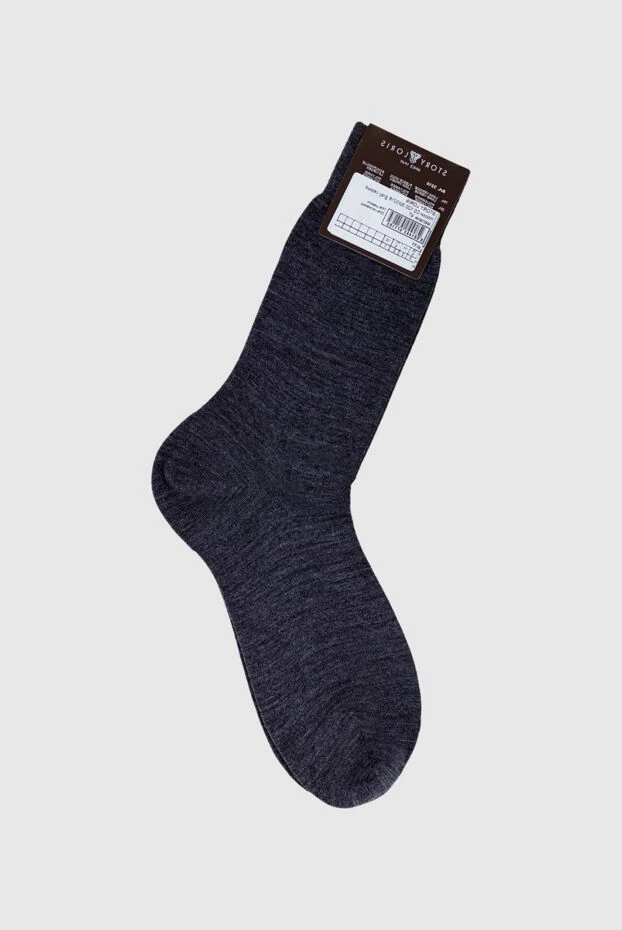 Story Loris man men's gray wool and polyamide socks купить с ценами и фото 144257 - photo 2