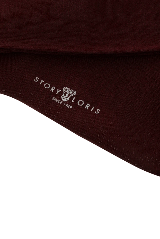 Story Loris man men's burgundy wool and polyamide socks купить с ценами и фото 144258 - photo 2