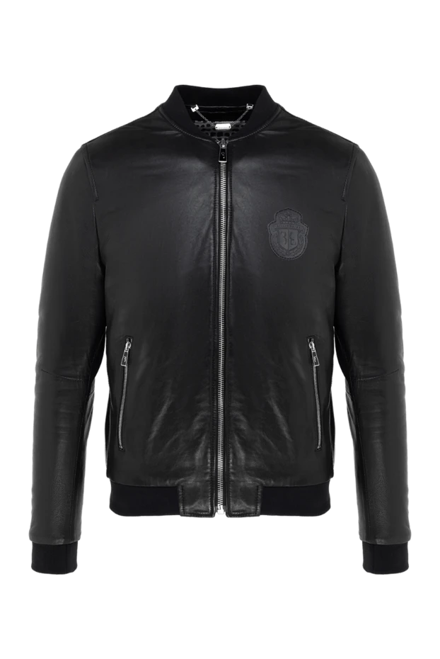 Billionaire man black leather jacket for men купить с ценами и фото 144318 - photo 1