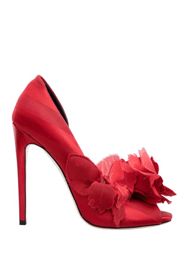 Aleksander Siradekian woman red cotton and silk shoes for women купить с ценами и фото 144359 - photo 1