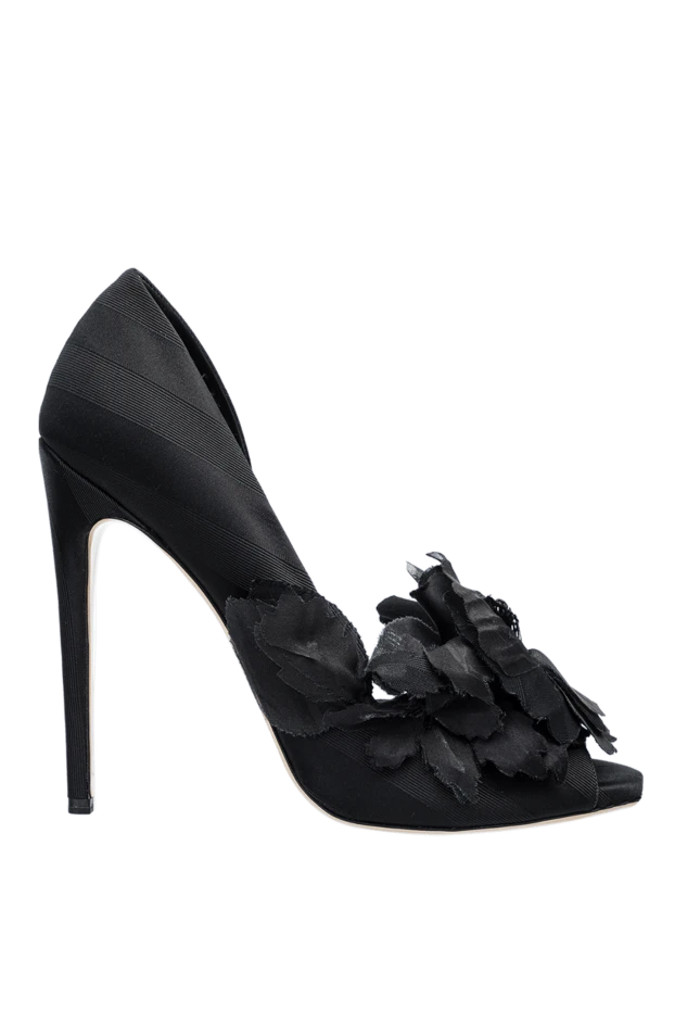 Aleksander Siradekian woman black cotton and silk shoes for women купить с ценами и фото 144361 - photo 1