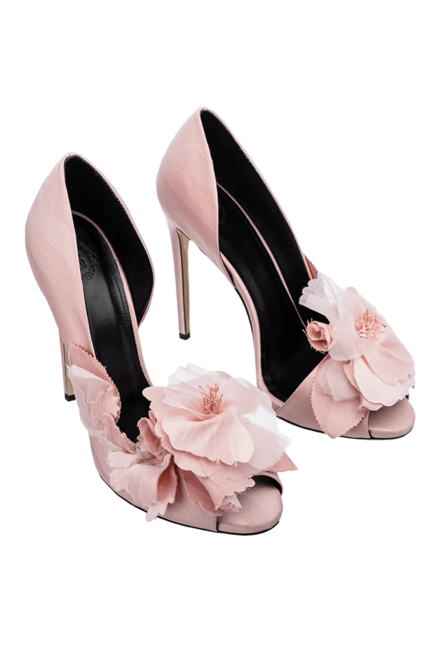 Aleksander Siradekian туфли женские розовые с фактурным цветком 144362 - фото 3