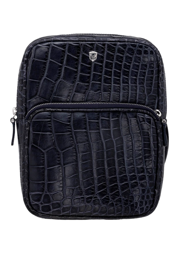 Tardini man black alligator shoulder bag for men купить с ценами и фото 144381 - photo 1