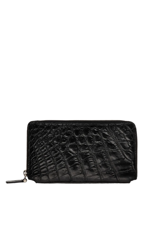 Tardini man men's black alligator leather clutch купить с ценами и фото 144397 - photo 1