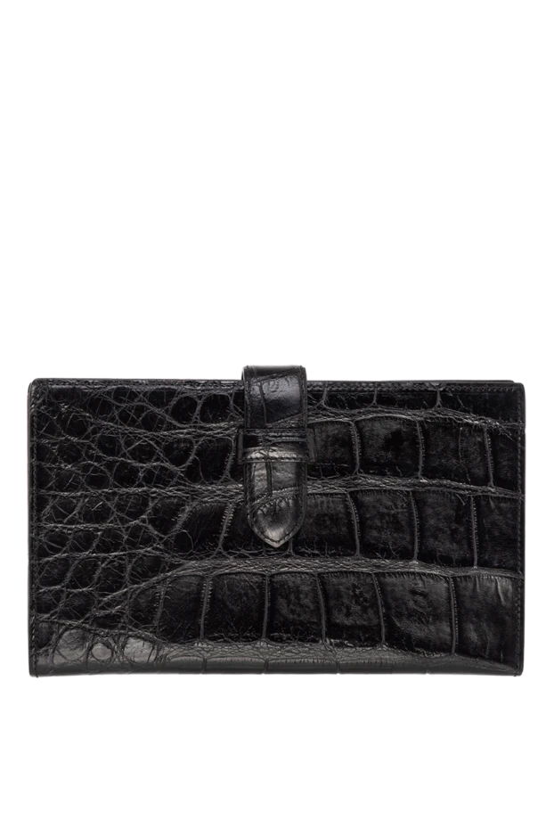 Tardini man black alligator leather business card holder for men купить с ценами и фото 144402 - photo 1