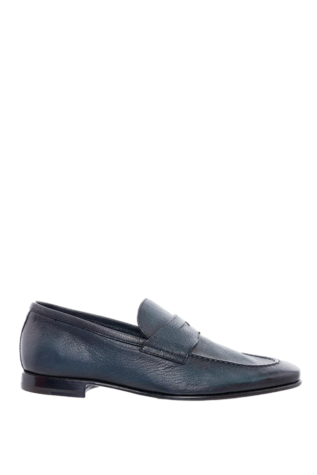 Barrett man blue leather loafers for men купить с ценами и фото 144449 - photo 1