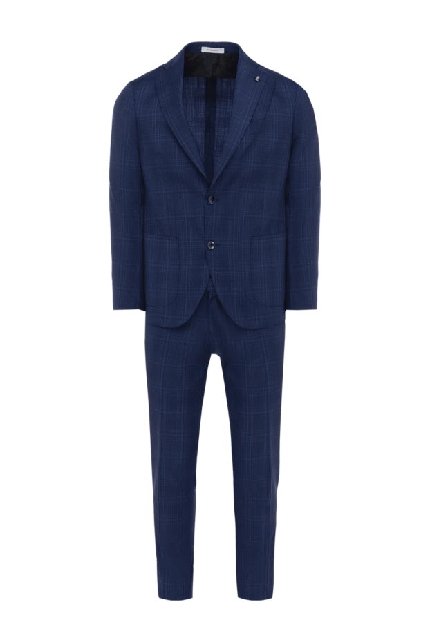 Sartoria Latorre man men's suit made of wool, blue купить с ценами и фото 144519 - photo 1